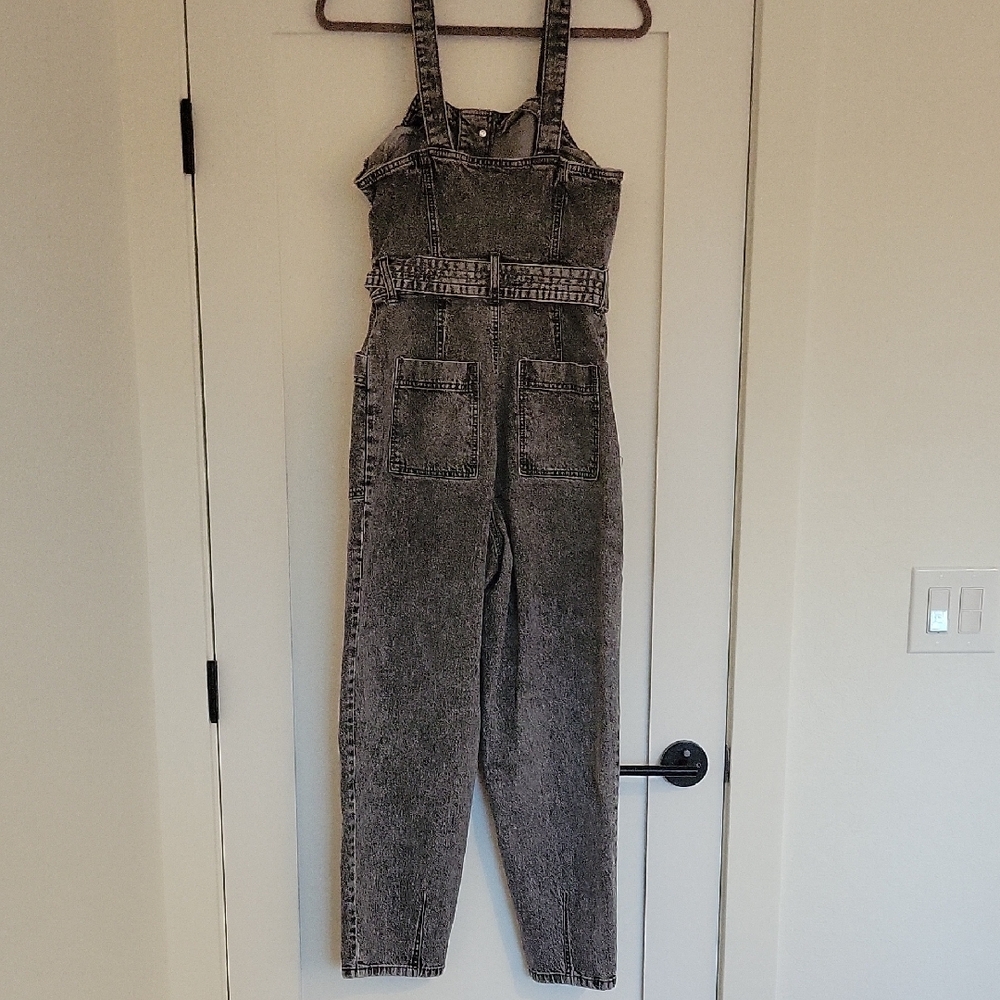 Universal Thread Black Denim Overalls - Picture 3 of 8
